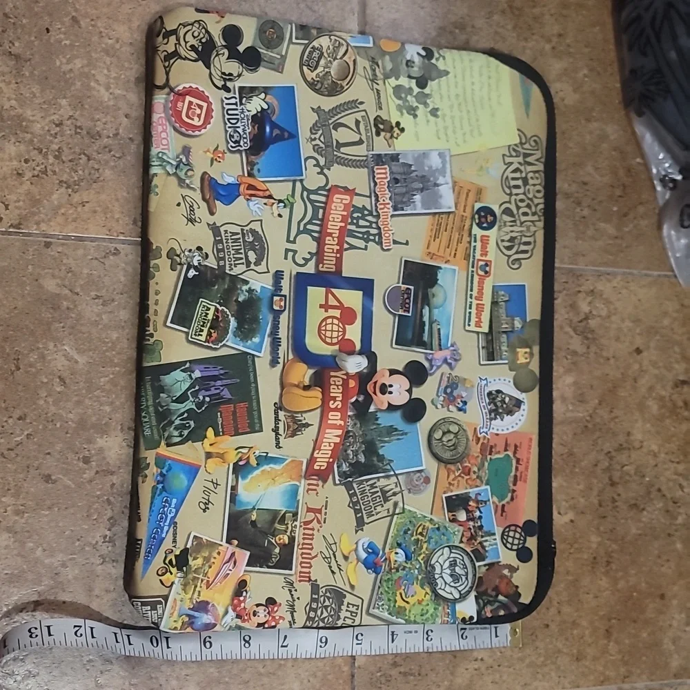 Disney parks 40th anniversary laptop Computer cover bag mickey mouse